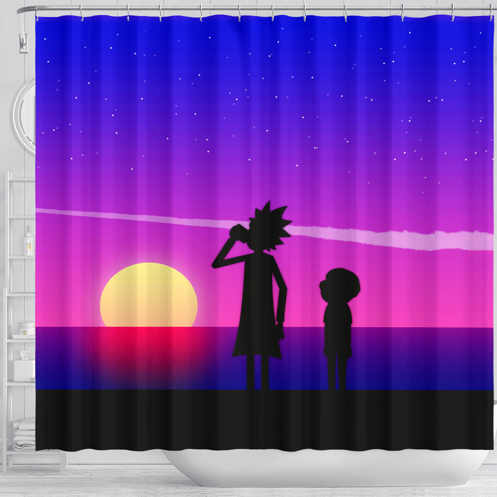 Rick And Morty Shower Curtain 6