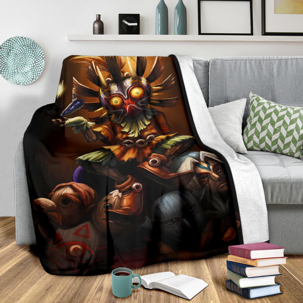 Legend Of Zelda Majoras Mask Premium Blanket 9