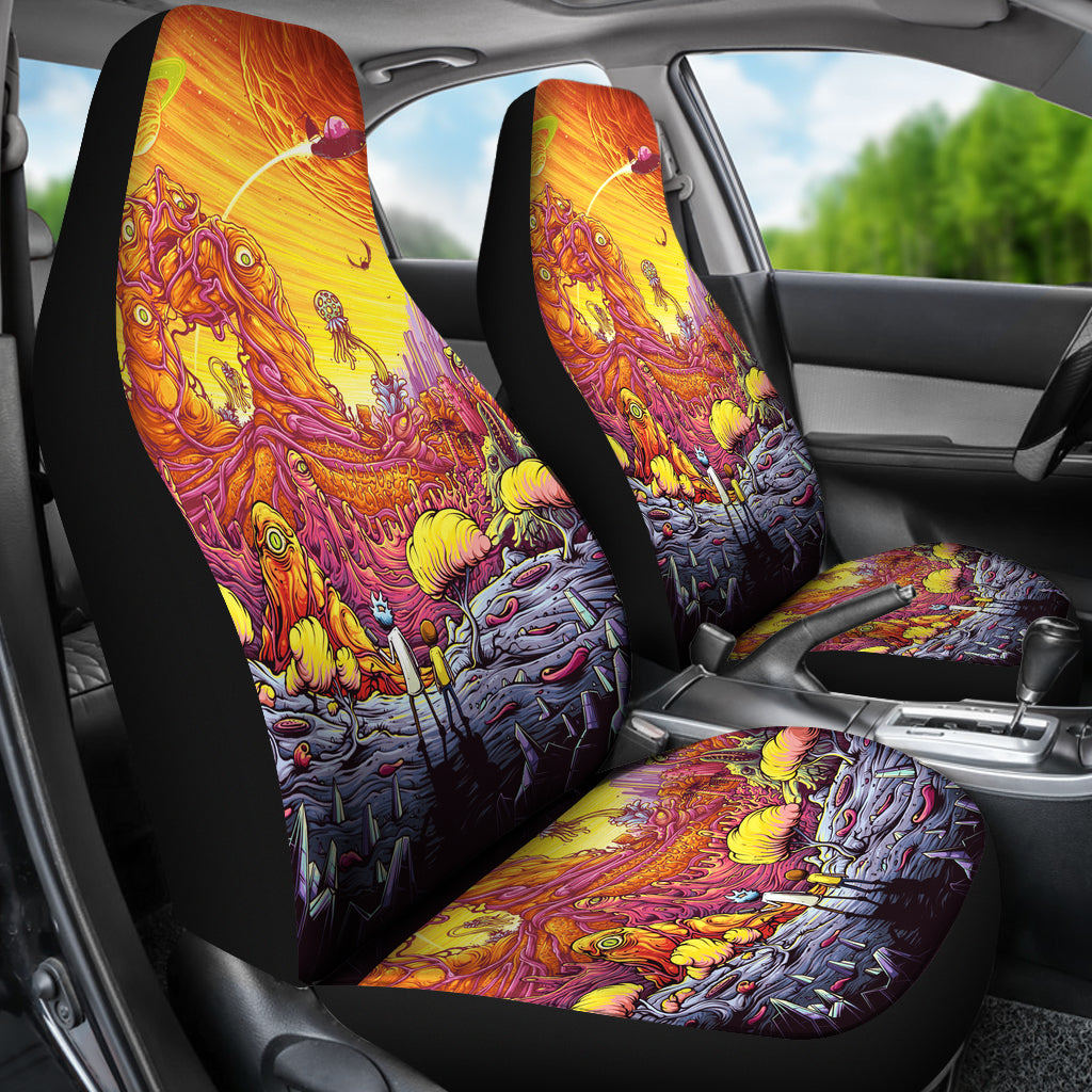 Rick And Morty 2021 Car Seat Covers Amazing Best Gift Idea