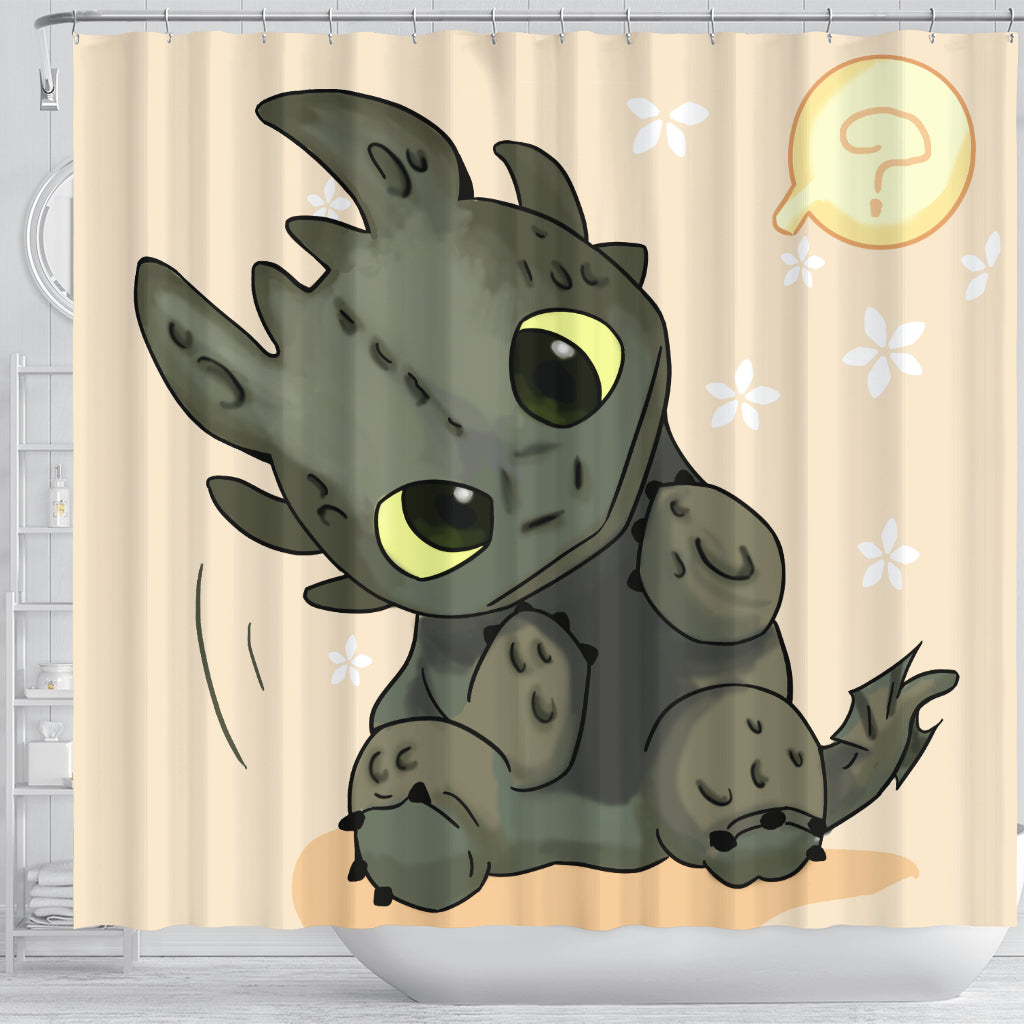 Toothless Shower Curtain