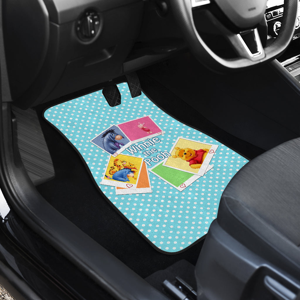 Winnie The Pooh Front And Back Car Mats 14 (Set Of 4)
