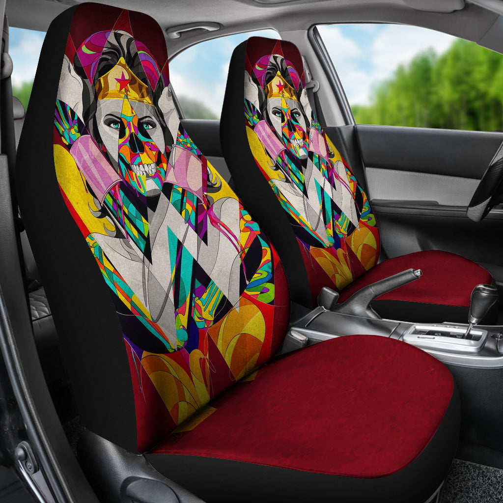 Wonder Woman Car Seat Covers Amazing Best Gift Idea