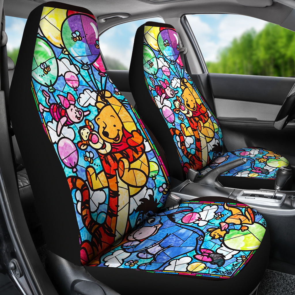 Winnie The Pooh Glass Seat Covers