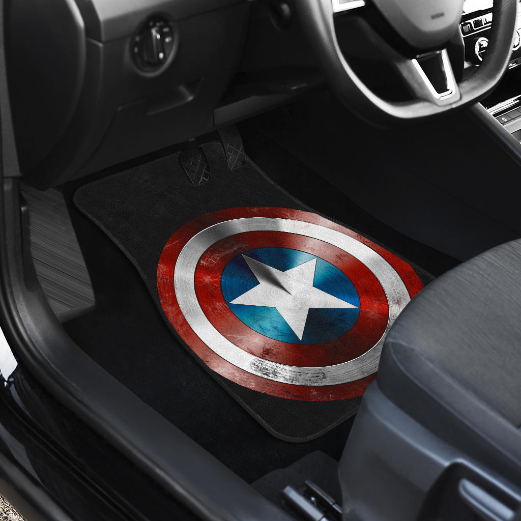 Captain America Shield Car Mats