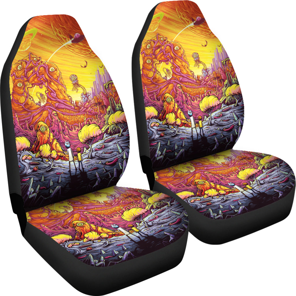 Rick And Morty 2021 Car Seat Covers Amazing Best Gift Idea