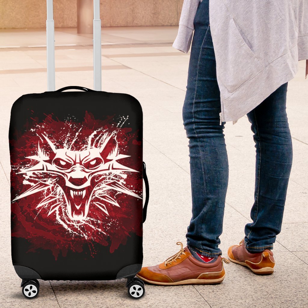 The Witcher Red Wolf Luggage Covers