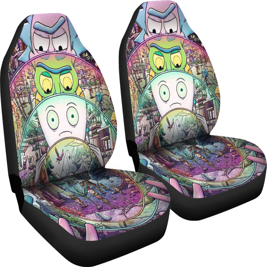 Rick And Morty Car Seat Covers 1 Amazing Best Gift Idea