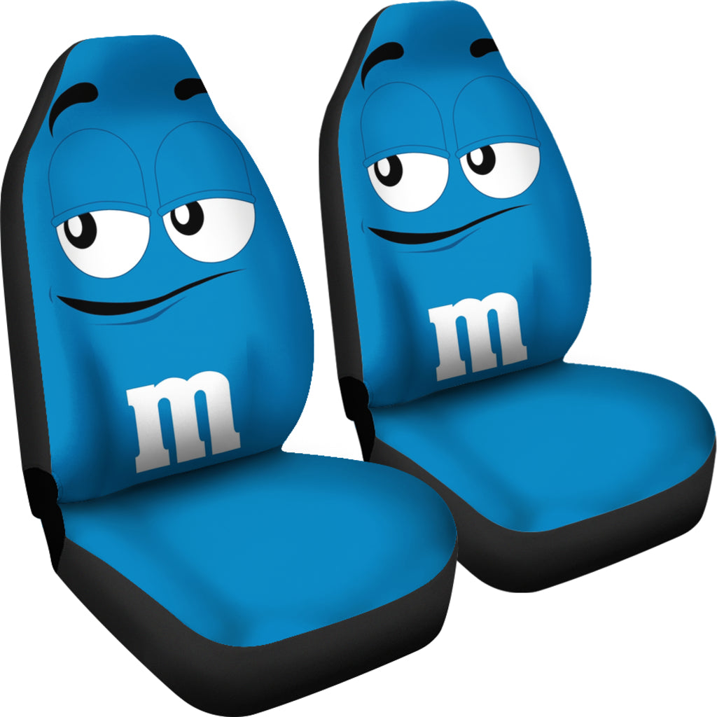 M&M Blue Chocolate Seat Covers
