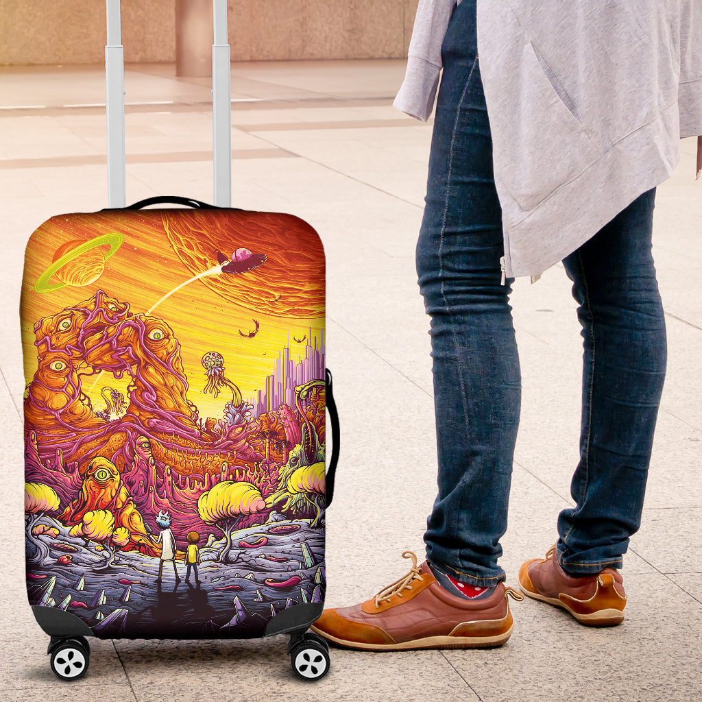 Rick And Morty Luggage Covers 3