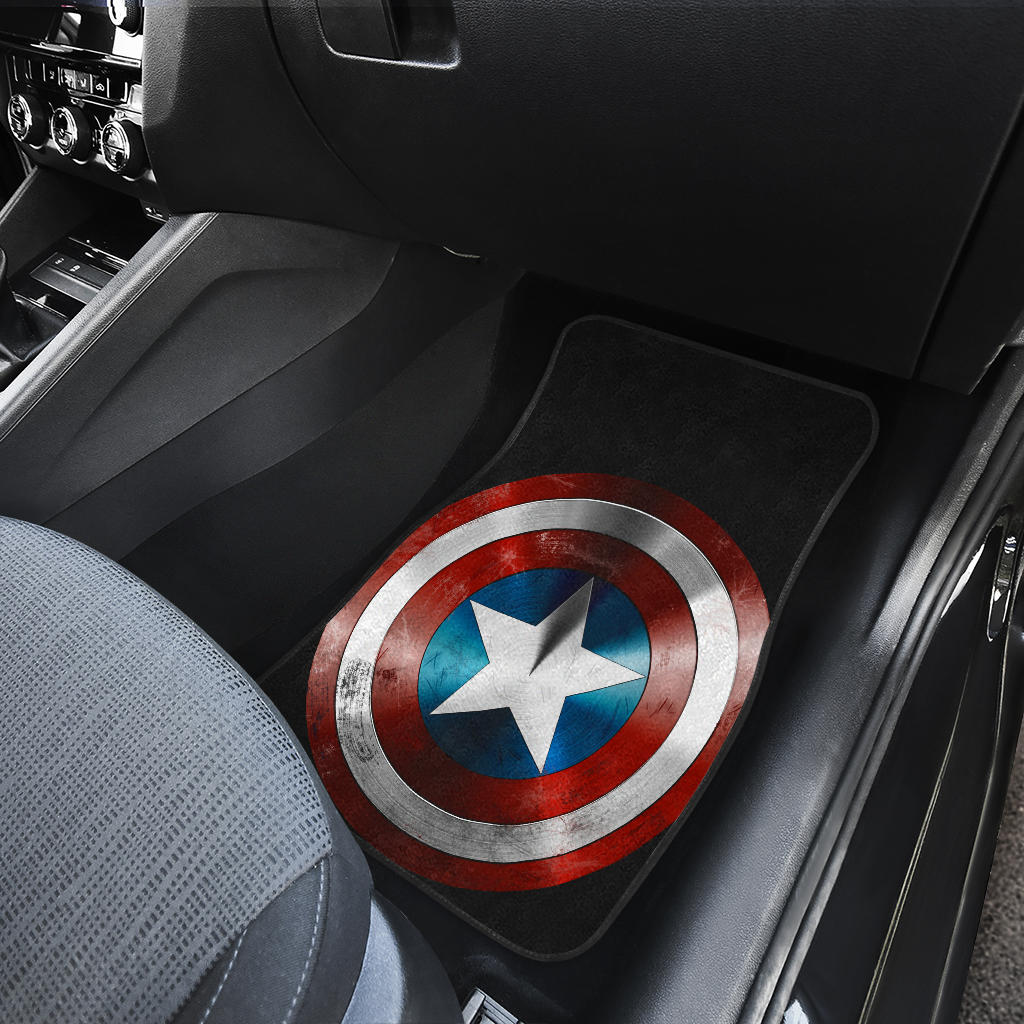 Captain America Shield Car Mats