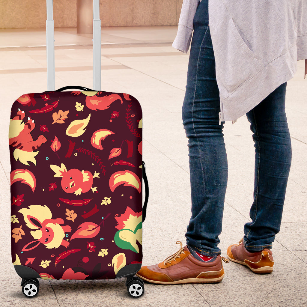 Pokemon Fire Luggage Covers