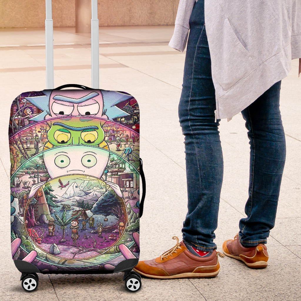 Rick And Morty Luggage Covers 6