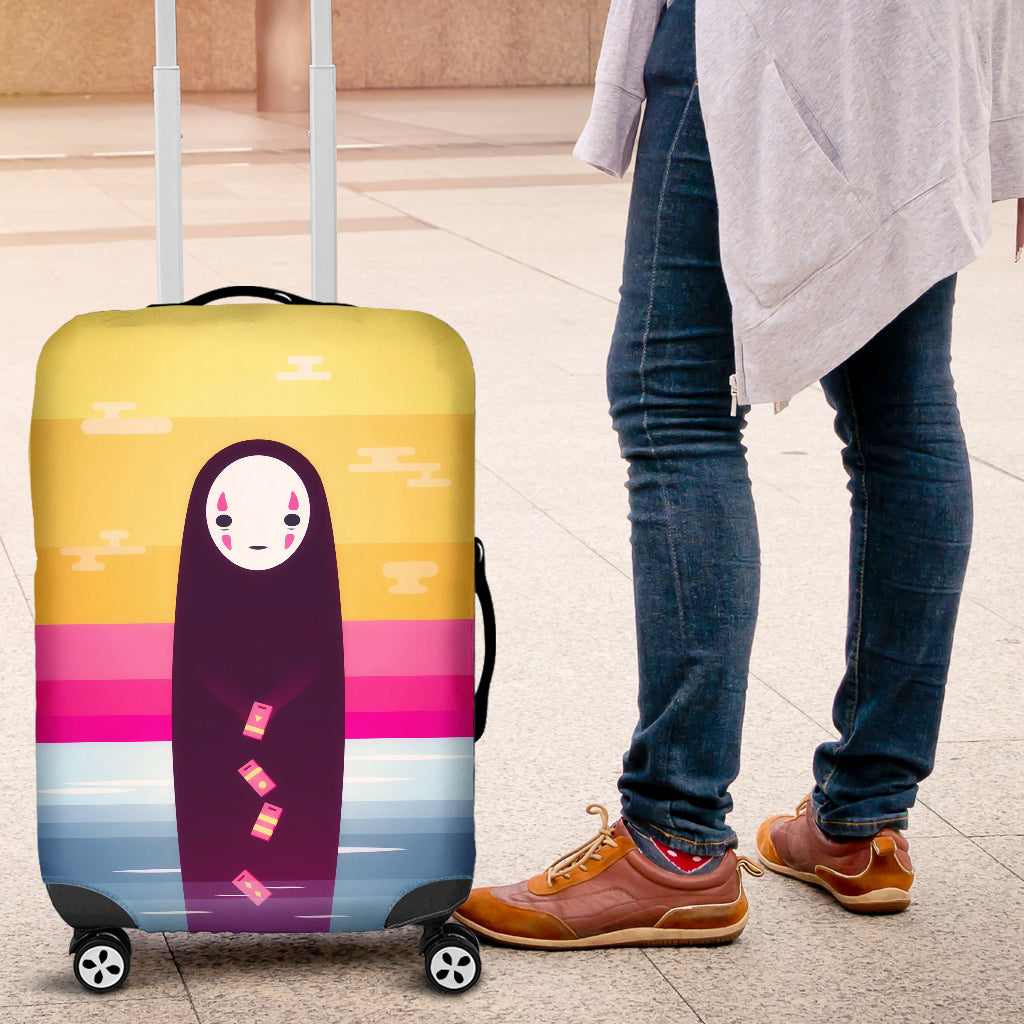 No Face Luggage Covers