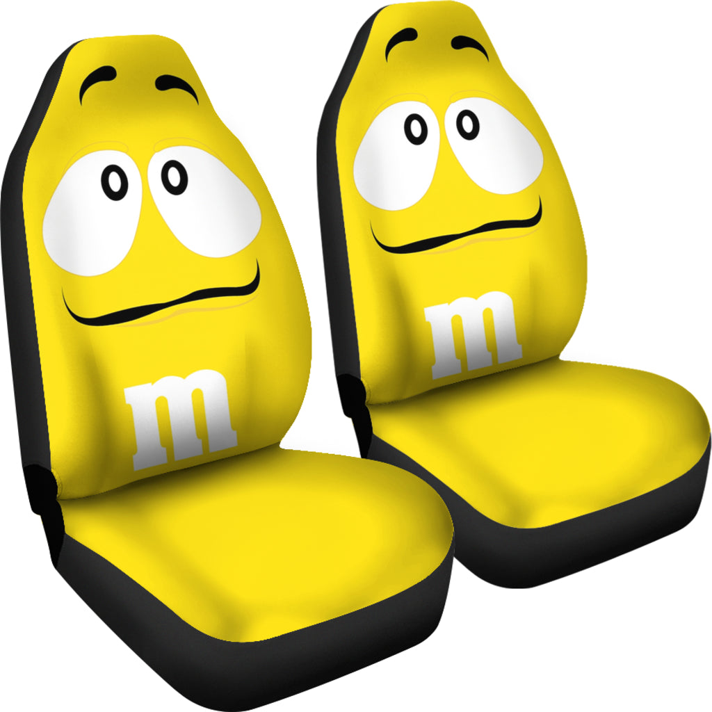 M&M Yellow Chocolate Seat Covers