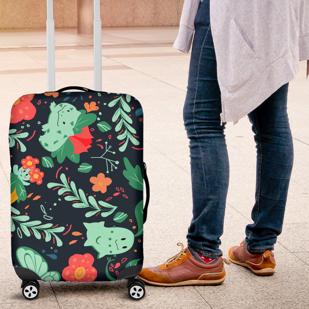 Pokemon Grass Luggage Covers