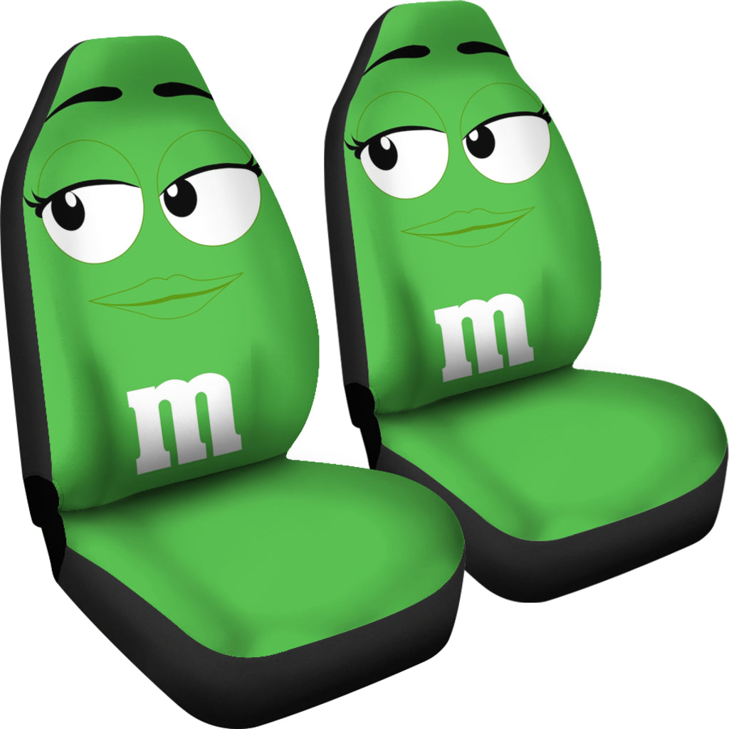 M&M Green Chocolate Seat Covers