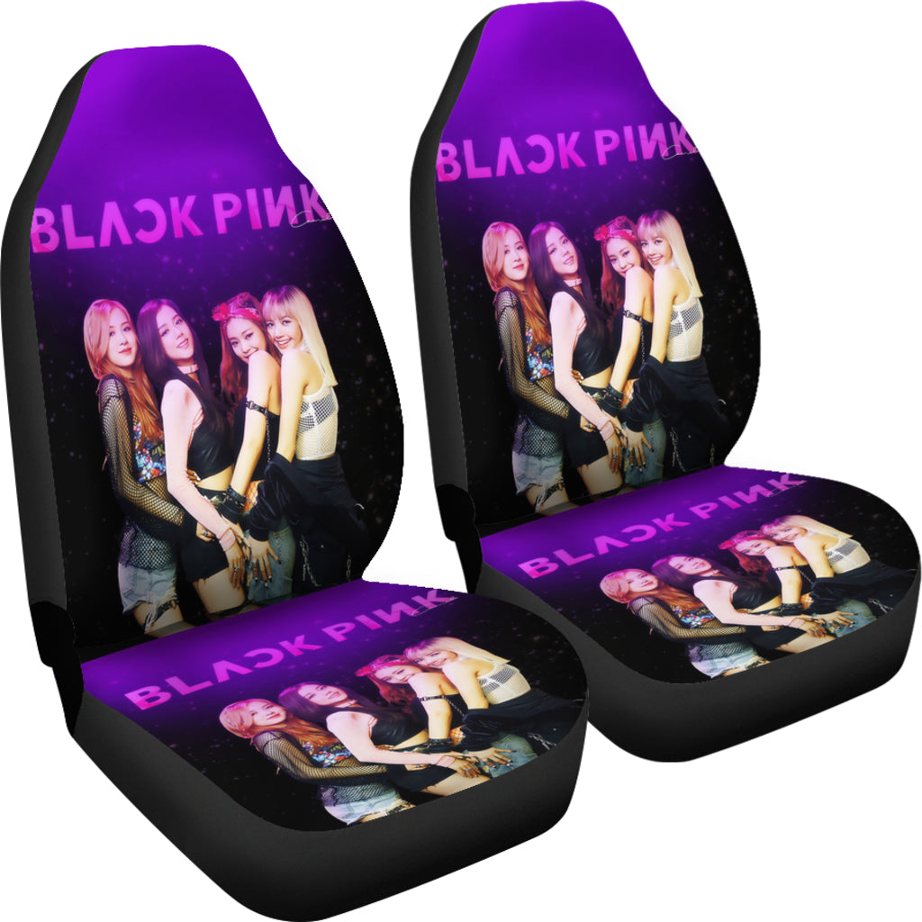 Black Pink Seat Covers