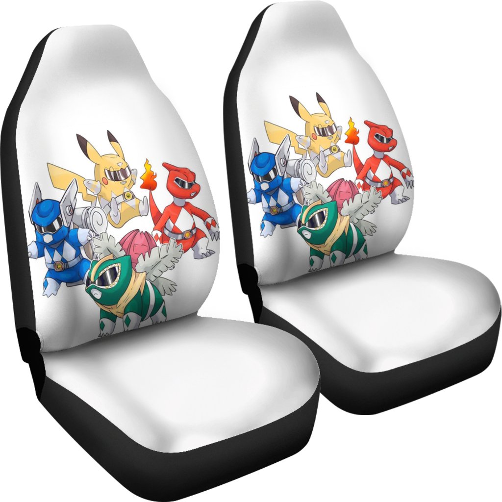 Pokemon Pikachu Power Ranger Car Seat Covers