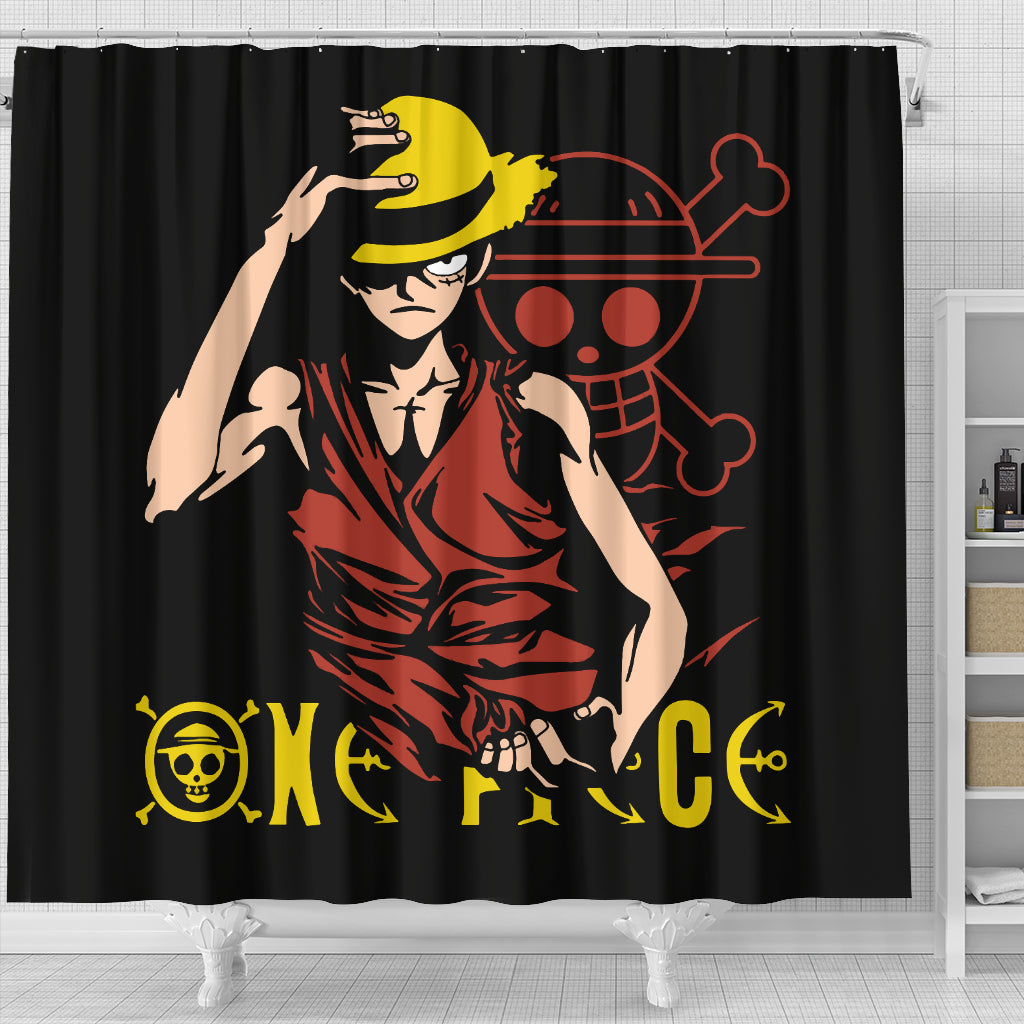 One Piece Shower Curtain