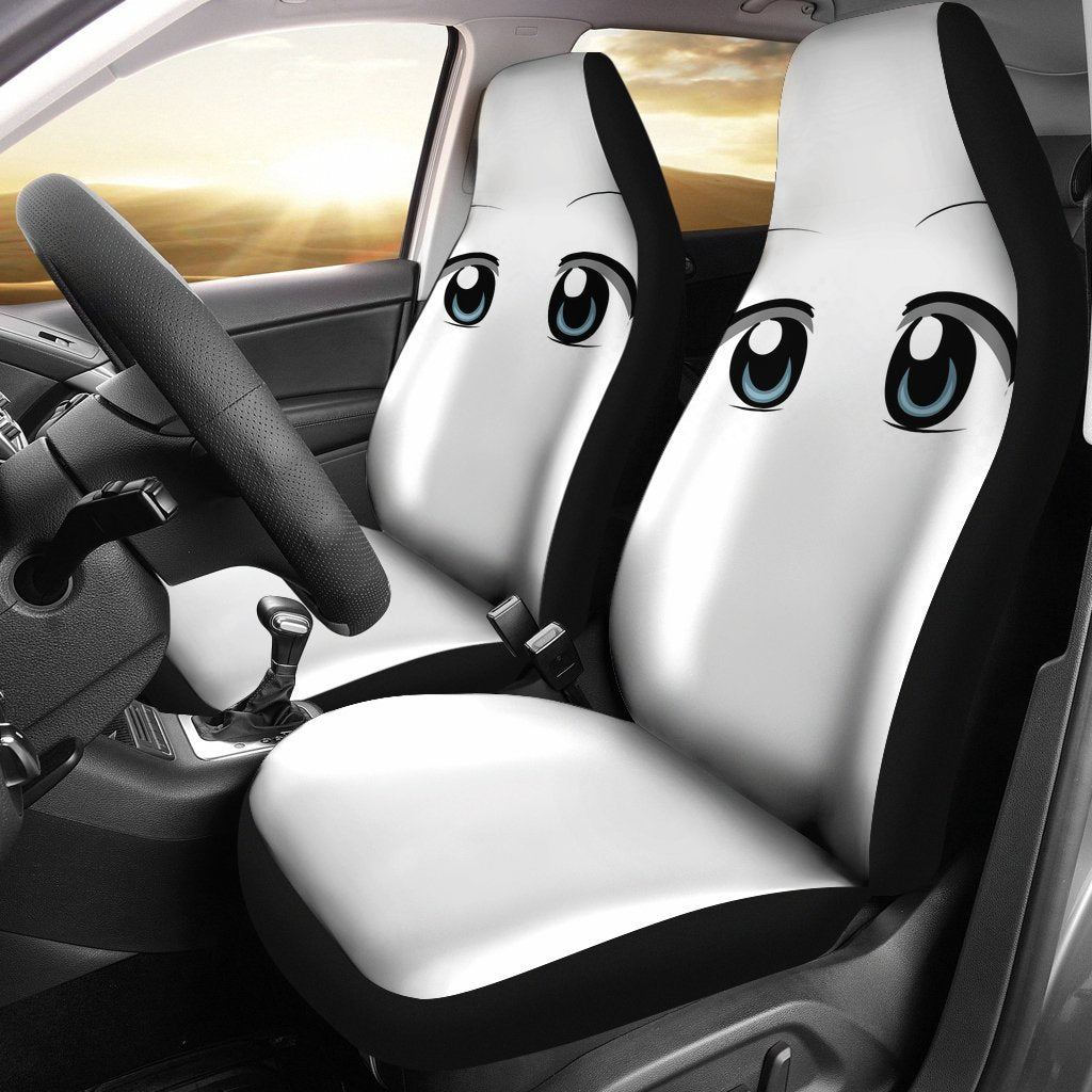 Funny Anime Eyes Seat Cover