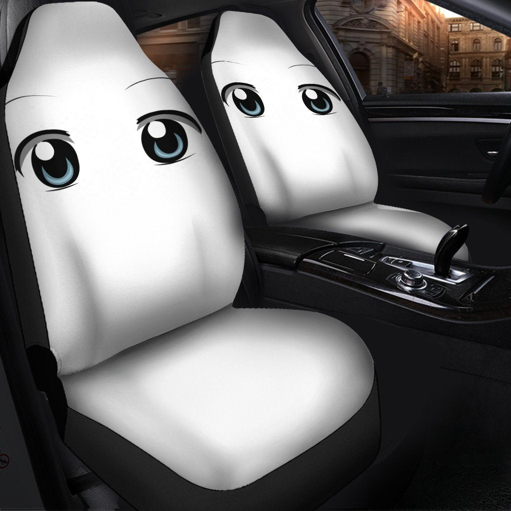 Funny Anime Eyes Seat Cover