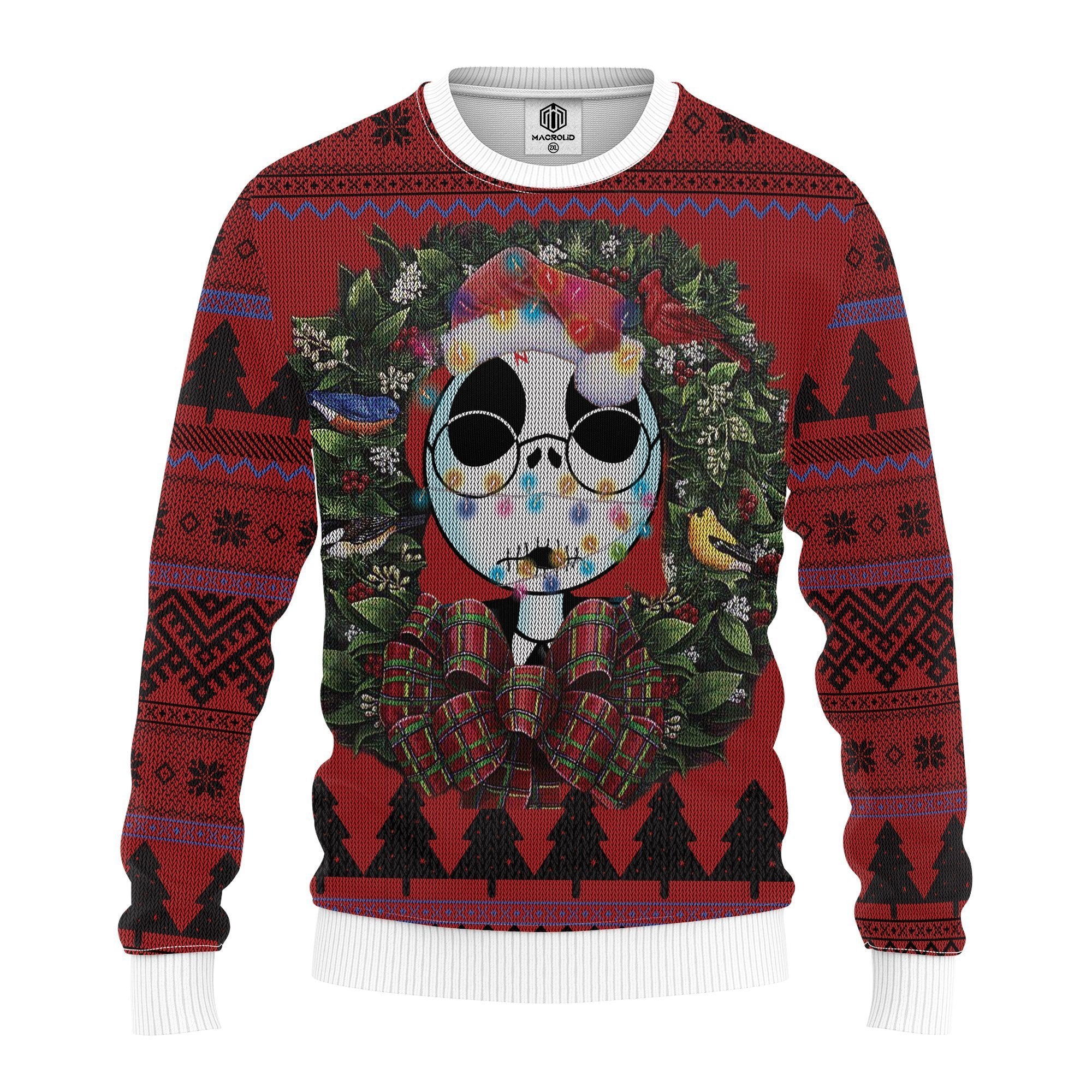 Funny Jack Nightmare Before Christmas Mc Ugly Christmas Sweater Thanksgiving Gift