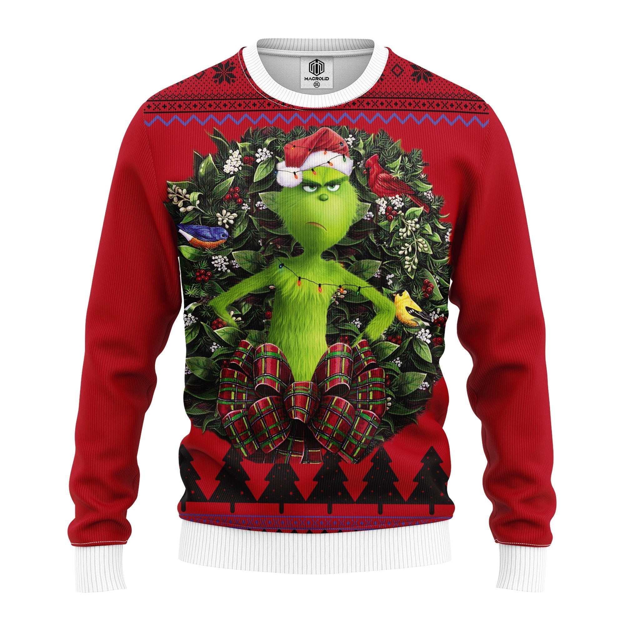 Funny The Grinch Noel Mc Ugly Christmas Sweater Thanksgiving Gift