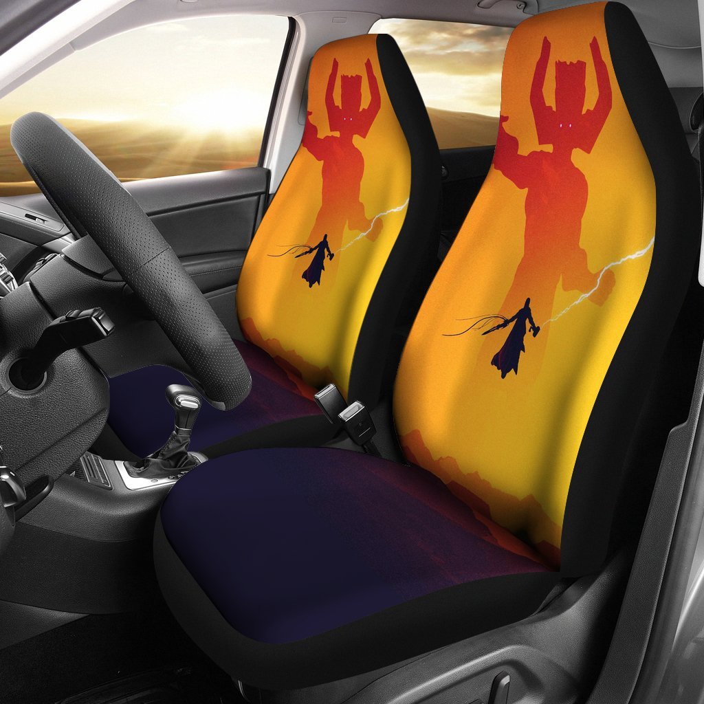Galactus Vs Thor Seat Cover