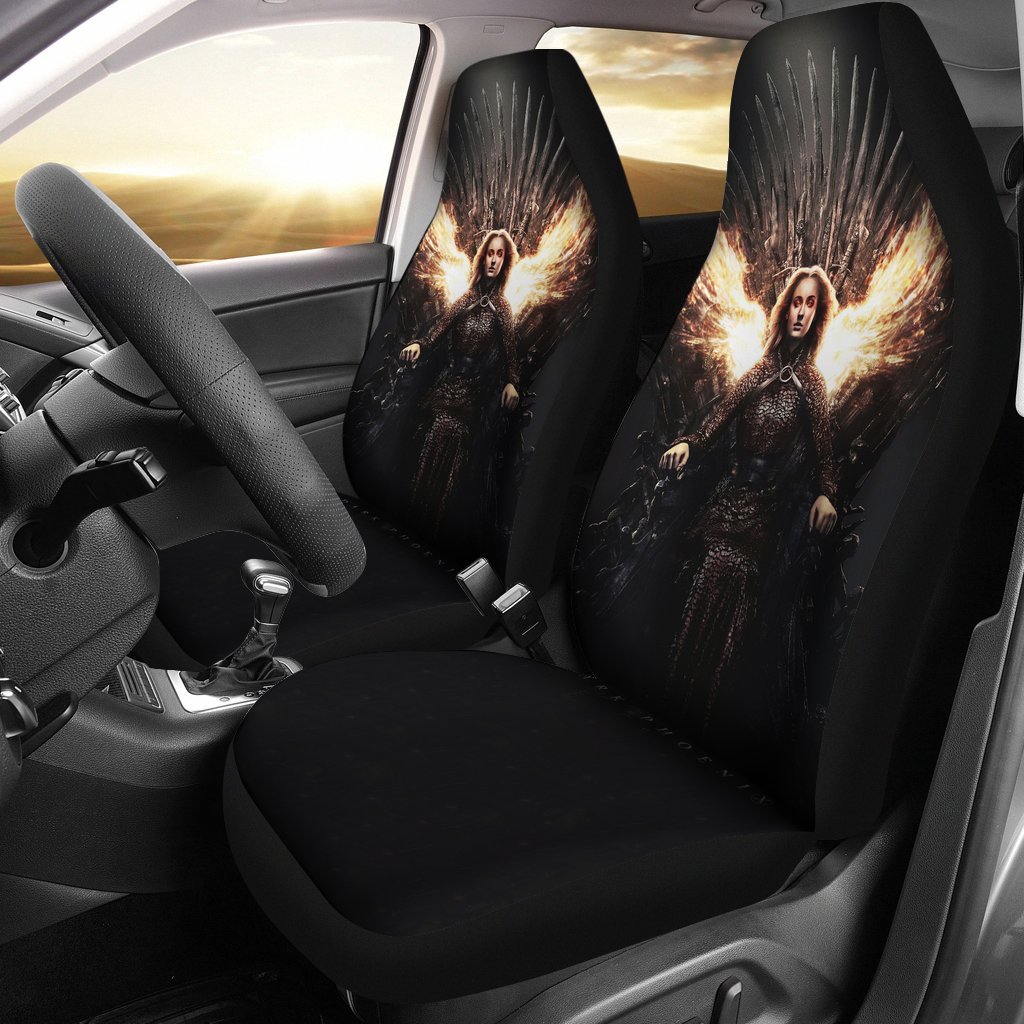 Game Of Thrones X Dark Phoenix Car Seat Covers Amazing Best Gift Idea