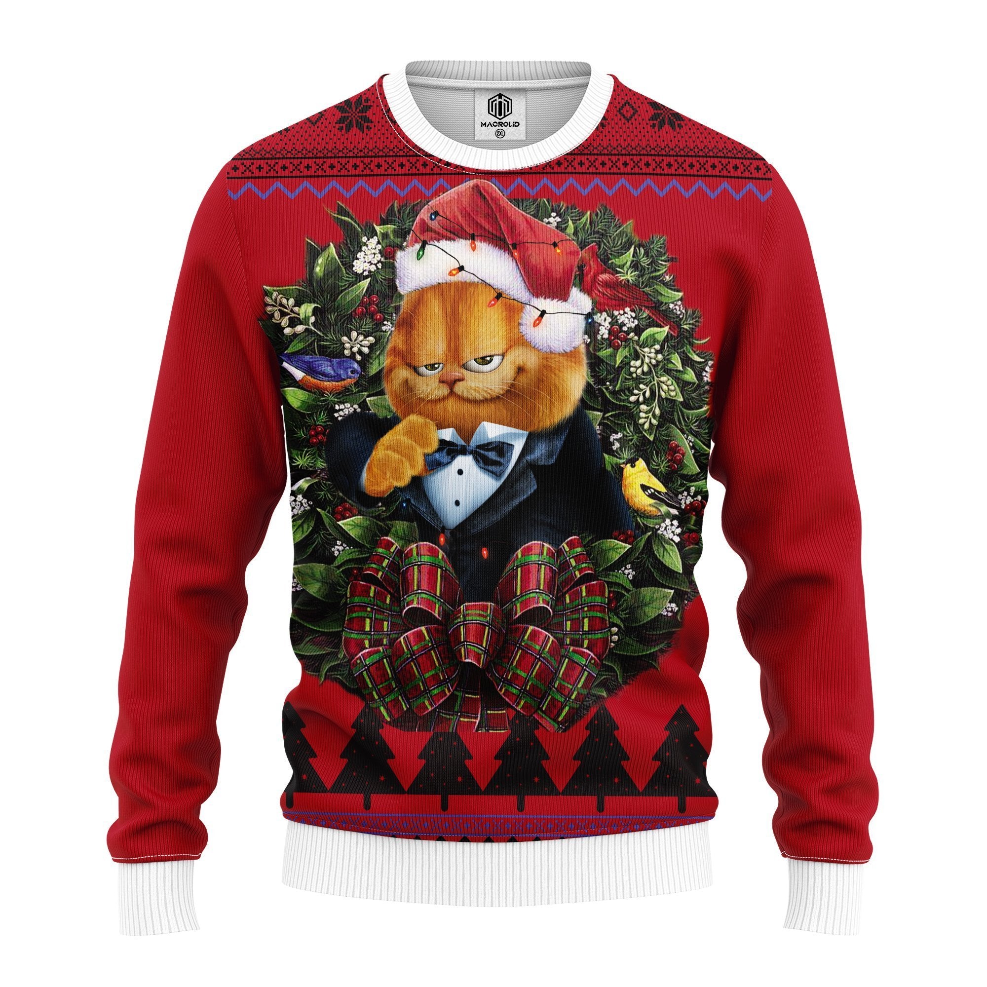 Garfield Odie Film Noel Mc Ugly Christmas Sweater Thanksgiving Gift