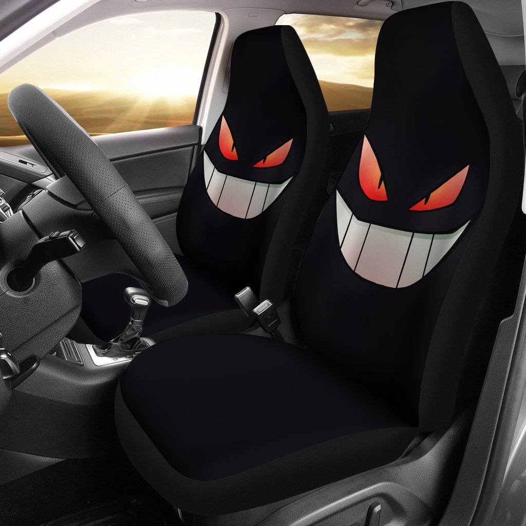 Gengar Face Pokemon Seat Cover