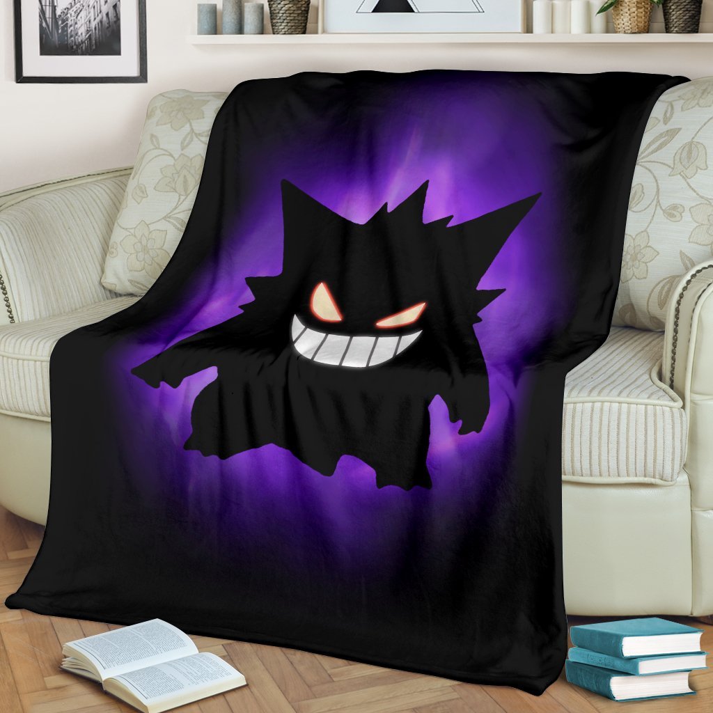 Gengar Pokemon Premium Blanket