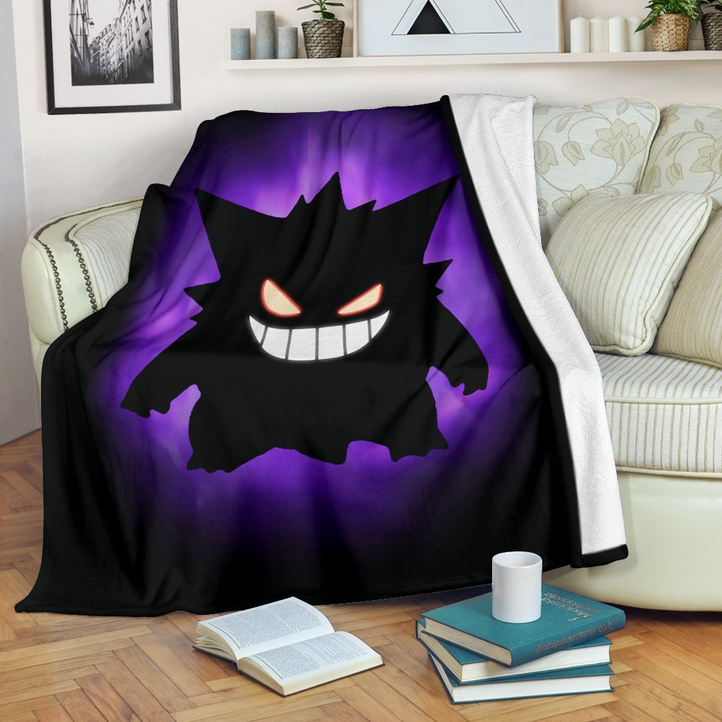 Gengar Pokemon Premium Blanket