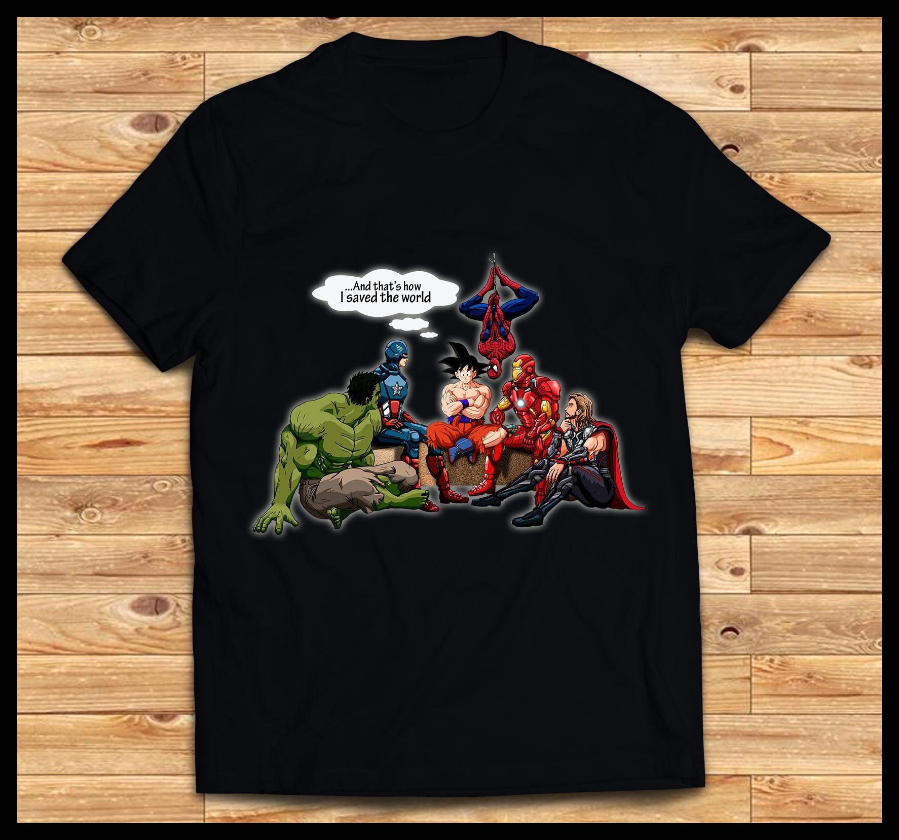 Goku And Avengers Shirt