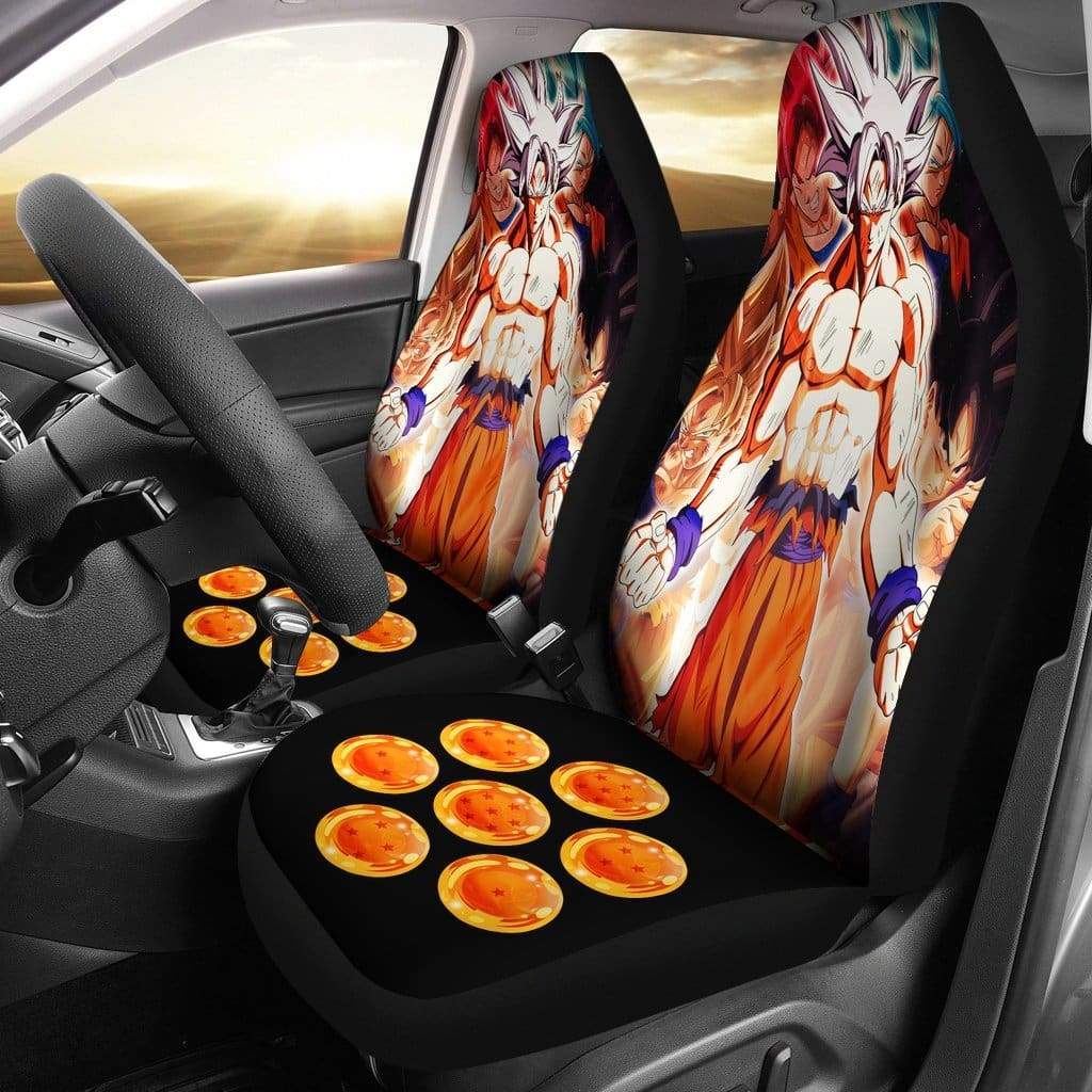 Goku Car Seat Covers Amazing Best Gift Idea