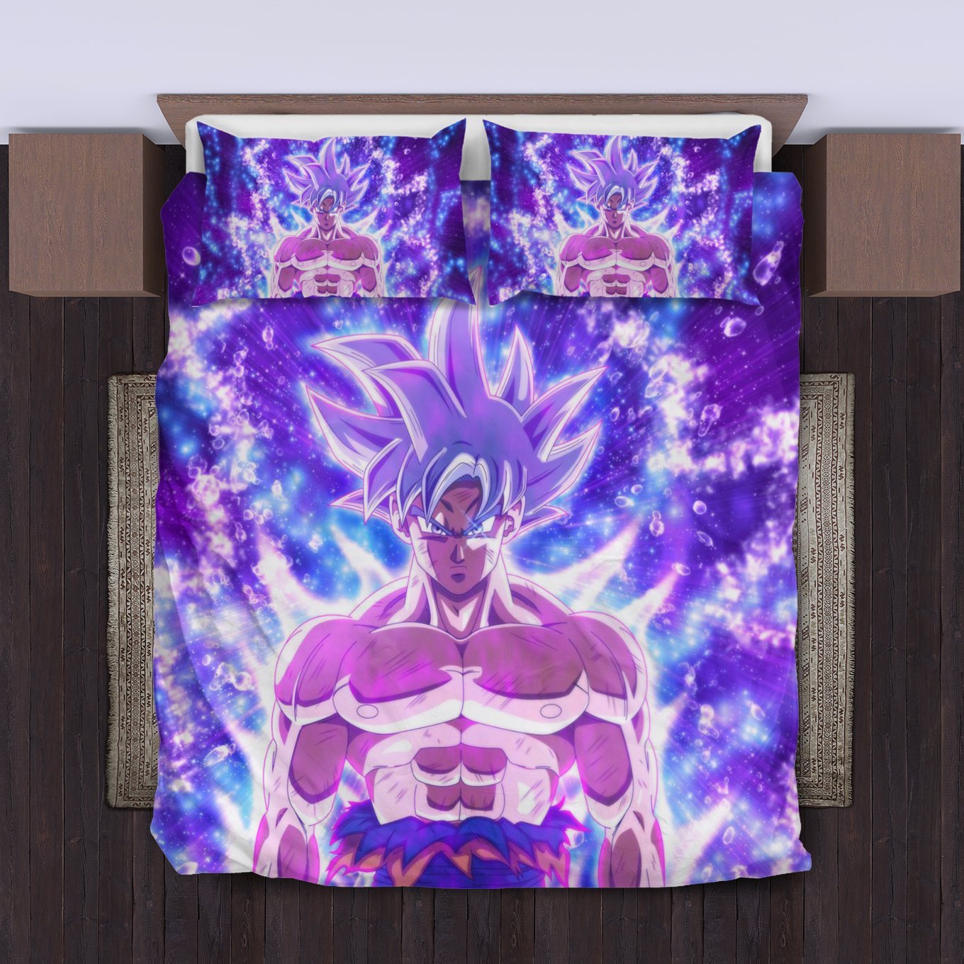 Goku Mastered Ultra Instinct Bedding Set Duvet Cover And Pillowcase Set