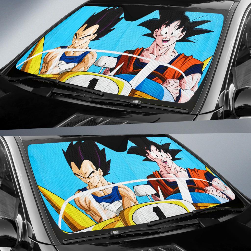 Goku Vegeta Auto Sun Shades