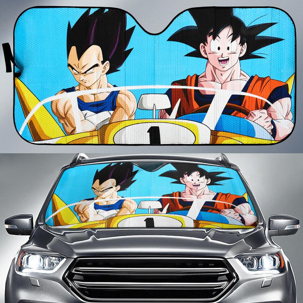 Goku Vegeta Auto Sun Shades