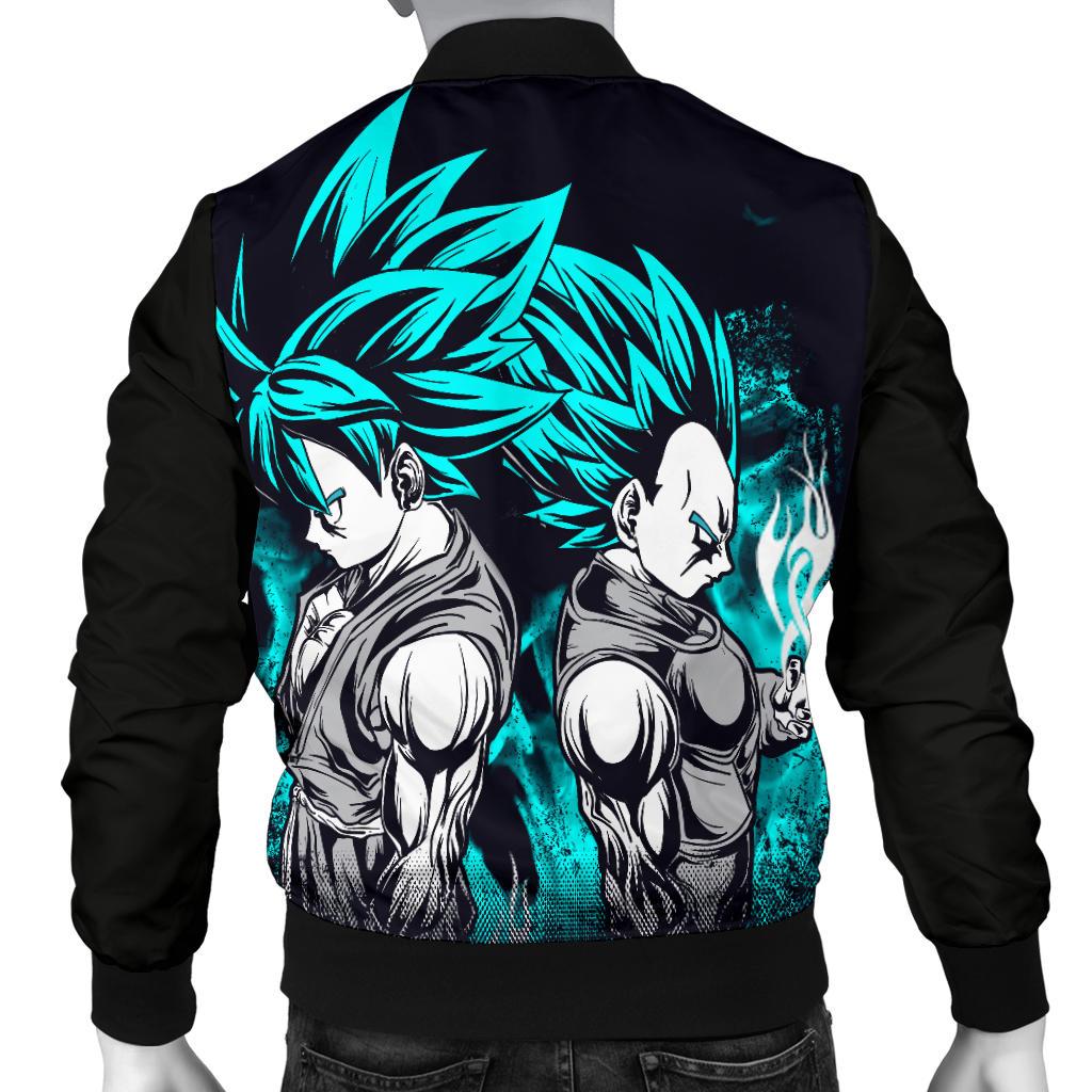 Goku Vegeta Blue 1 Men Bomber Jacket