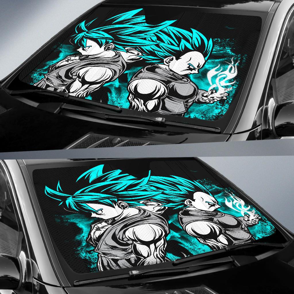 Goku Vegeta Blue Auto Sun Shades Amazing Best Gift Ideas 2021