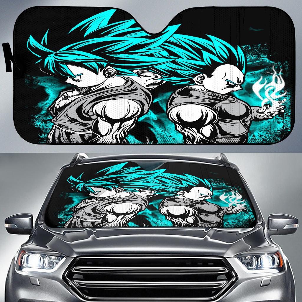 Goku Vegeta Blue Auto Sun Shades Amazing Best Gift Ideas 2021