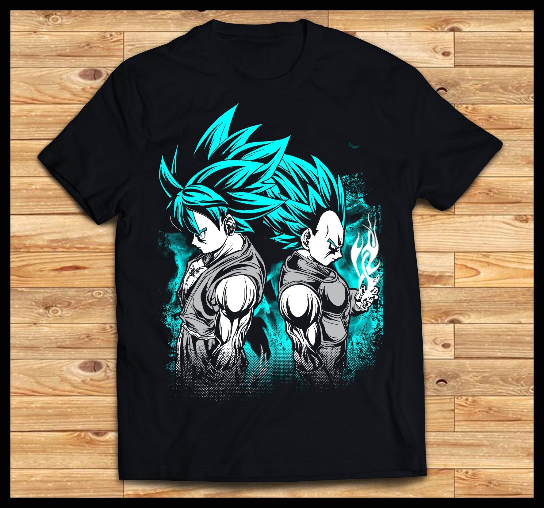 Goku & Vegeta Blue Shirt 2022