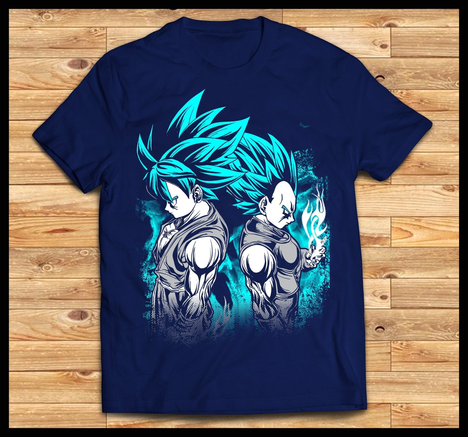 Goku & Vegeta Blue Shirt 2022