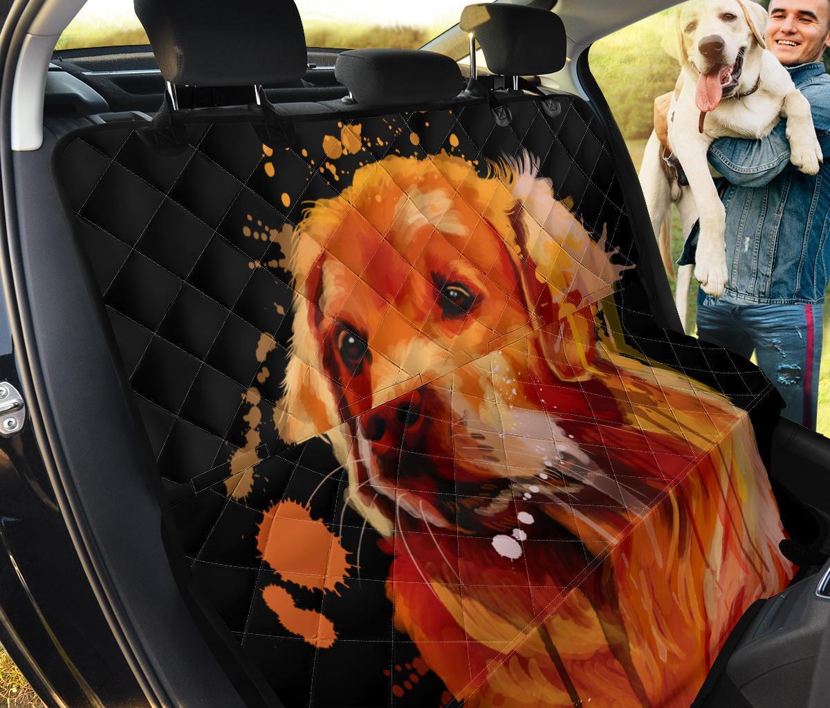 Golden Dog Car Dog Back Seat Cover