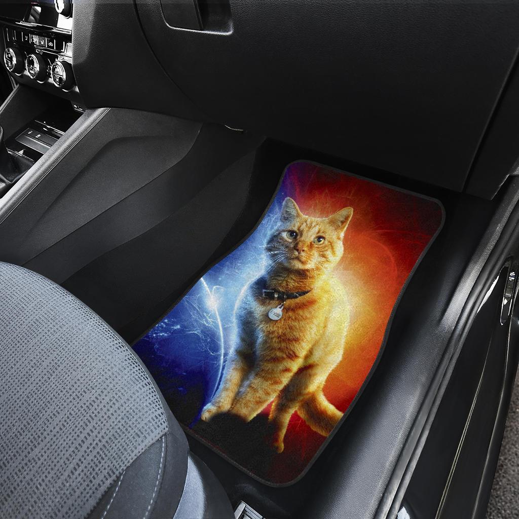 Goose Cat Captain Car Mats