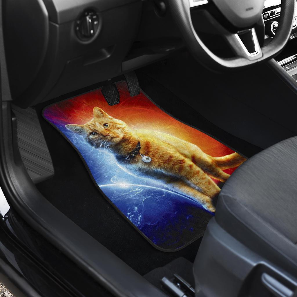 Goose Cat Captain Car Mats