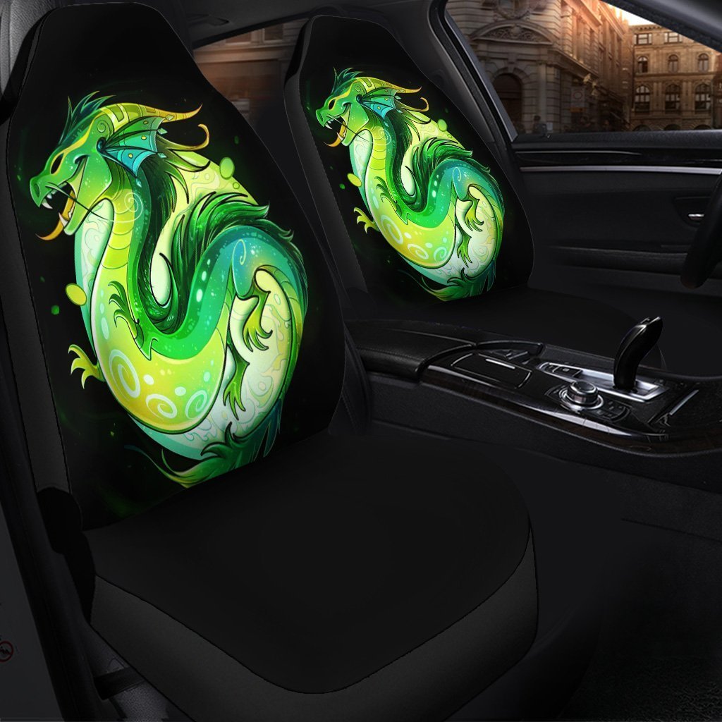 Green Dragon Seat Cover