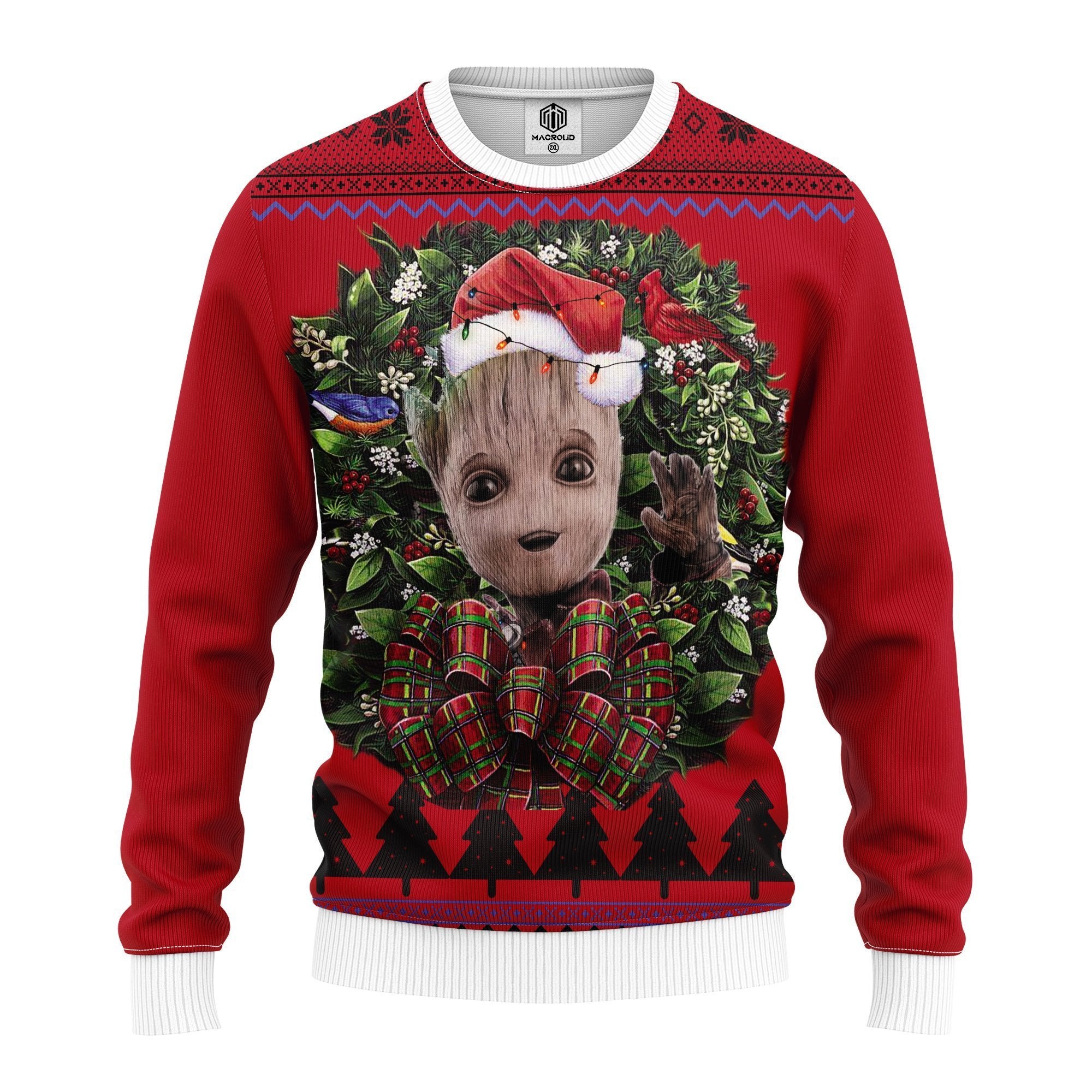 Groot 2 Guardians Of The Galaxy Noel Mc Ugly Christmas Sweater Thanksgiving Gift