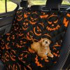 Halloween Face Car Dog Back Seat Cover