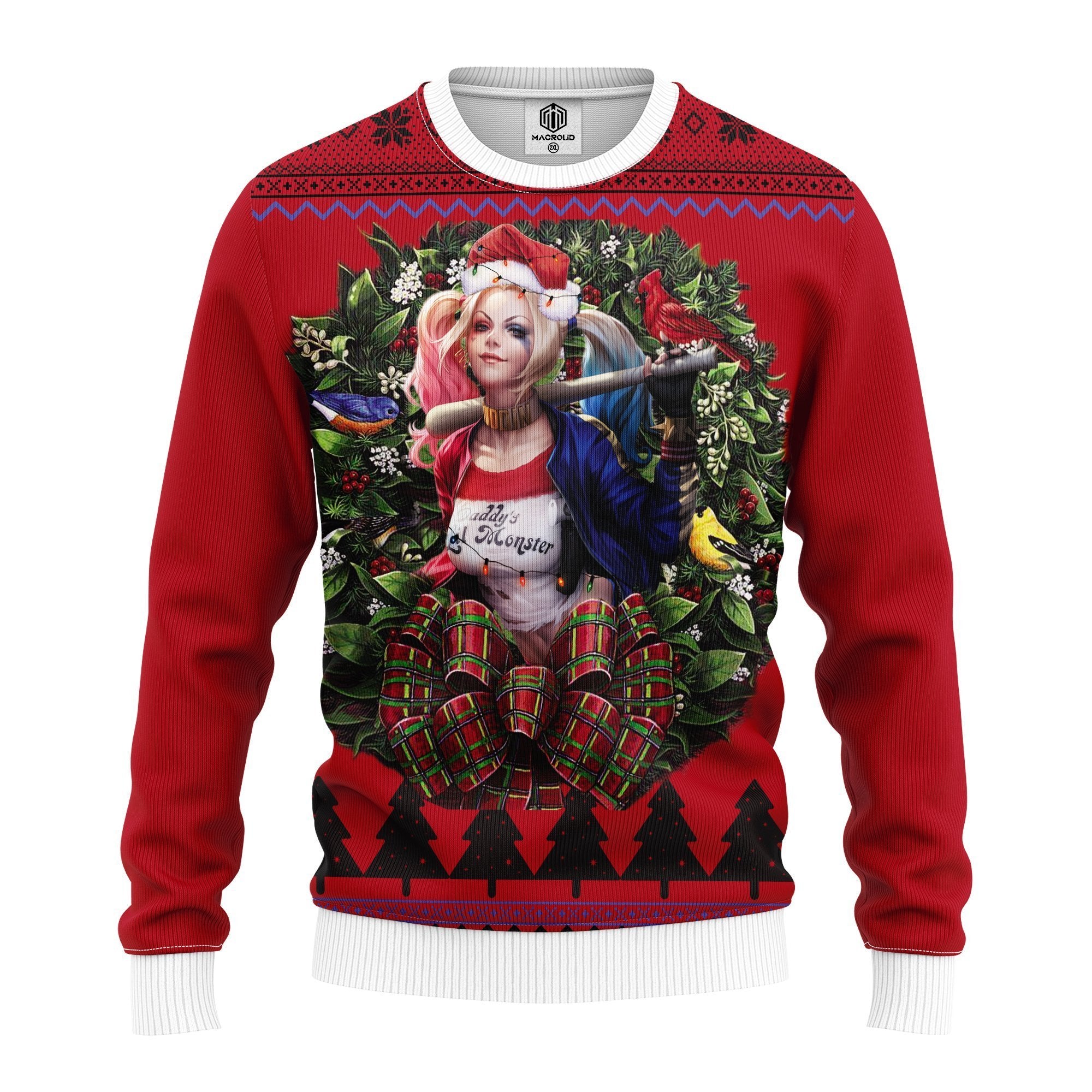 Harley Quinn Noel Mc Ugly Christmas Sweater Thanksgiving Gift